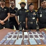 ہانگ کانگ سے کراچی پہنچنے والے مسافر سے 14 نئے قیمتی فون برآمد