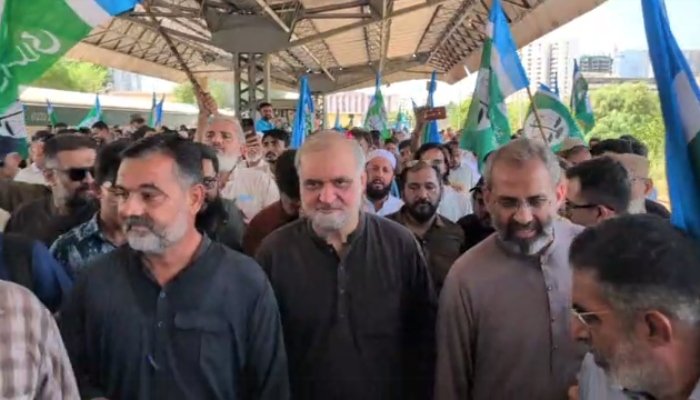 جماعت اسلامی کے لانگ مارچ کا کراچی سے آغاز، لیوی کے خاتمے تک احتجاج جاری رکھنے کا اعلان