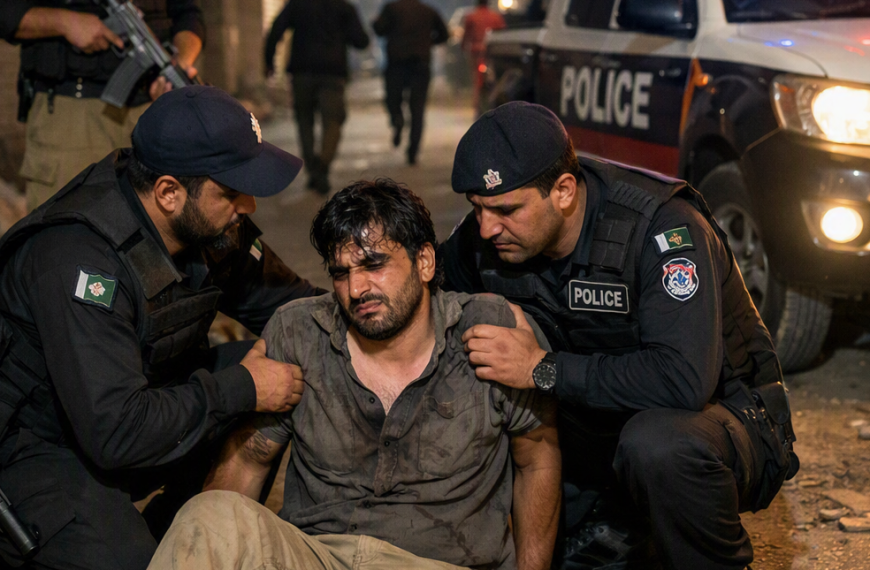 سمن آباد میں پولیس مقابلہ، ڈاکو زخمی حالت میں گرفتار، 2 ساتھی فرار