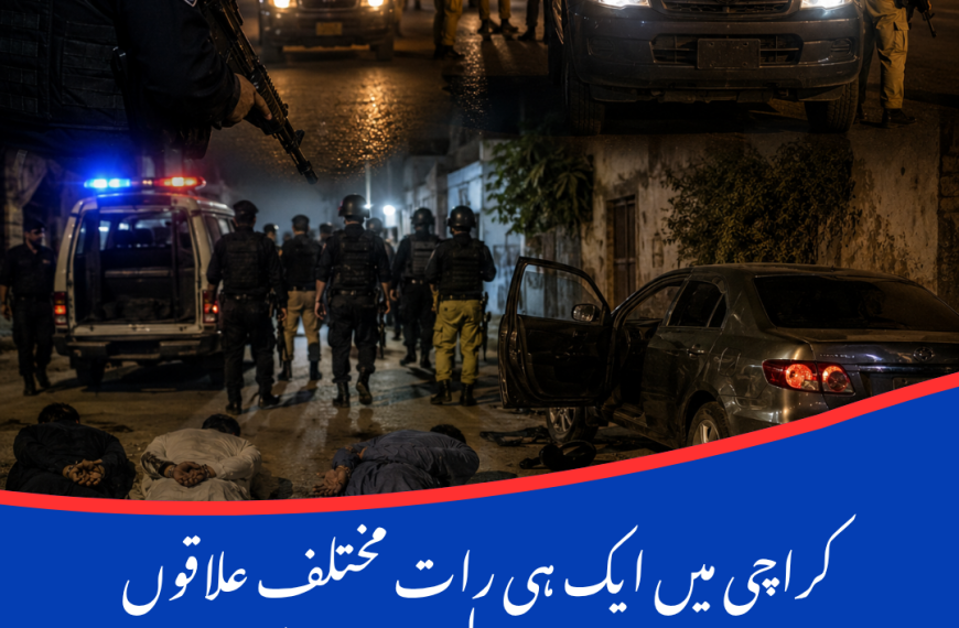 کراچی میں ایک ہی رات مختلف علاقوں میں 8 مبینہ پولیس مقابلے